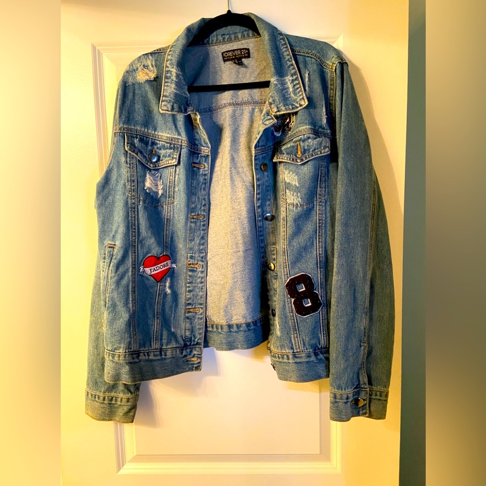 Plus Forever 21 Jean Jacket - Picture 1 of 5